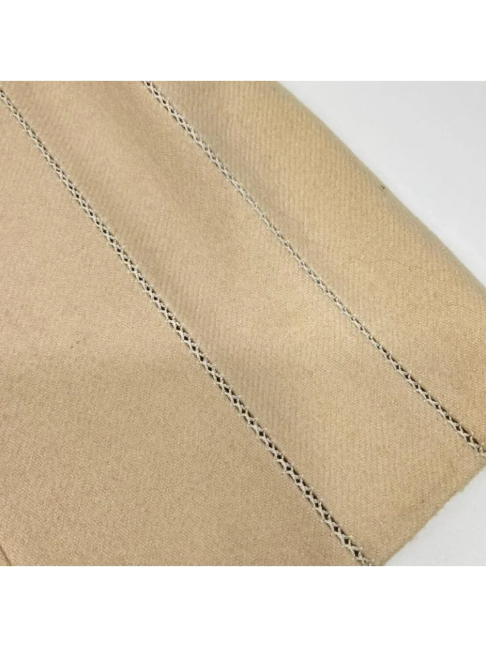 Louis Vuitton Beige Wool Mohair Cami Dress